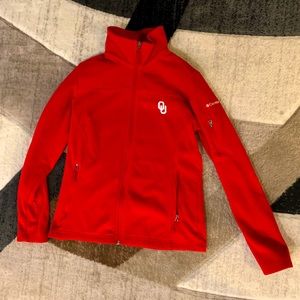 Red Columbia jacket